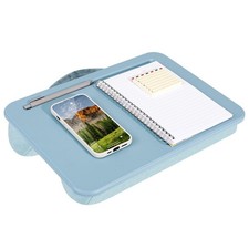 Compact Lap Desk   Fits Up to 14  Laptops   Sky Blue   Style No. 43103