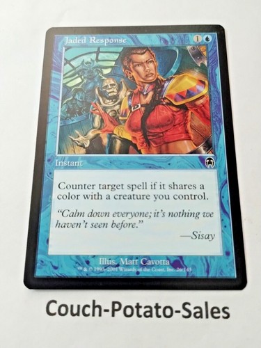 MTG Jaded Response Apocalypse 26/143 Regular Common - Uncirculated - Picture 2 of 3