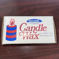 Vintage Skilcraft Candle Wax Cakes