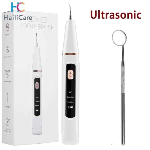 Ablatore Tartaro Curette Ultrasuoni Pulizia Denti LED Rimozione Placca Gengive - Foto 6 di 7