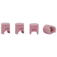 4 StüCk You.S Ventilkappen Reifenventile Kunststoff Rosa FüR PKW LKW Motorrad