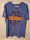 Vintage Single Stitch Brooklyn Motors T Shirt Size L Well Worn BB18