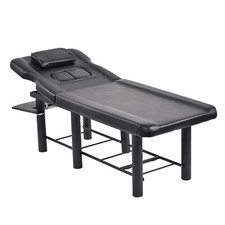 Black Heavy Duty Massage Table Adjustable Facial Bed Salon Spa And Beauty Bed
