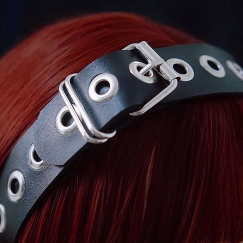 Handmade PU Leather Headband Steampunk Headpiece Steampunk Cosplay - Picture 5 of 14