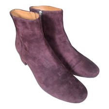 & OTHER STORIES Women s Brown Suede Ankle Boo...
