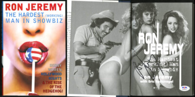 Ron Jeremy SIGNED The Hardest Working Man in Showbiz HC PSA/DNA ...