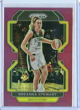 2022 Panini Prizm WNBA BREANNA STEWART #81 PURPLE PRIZM STORM LIBERTY #58/99