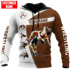 Personalized Wrestling Hoodie For Wrestling Lover 3D All Over Print Hoodie Gift