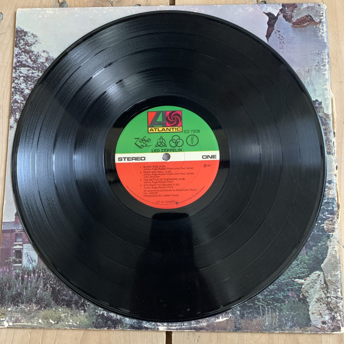 Led Zeppelin - IV 4 - 1971 SD 7208 G+ | eBay