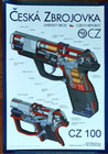 CESKA ZBROJOVKA CZ 100 Czech Republic pistol handgun Advertising Promo Poster