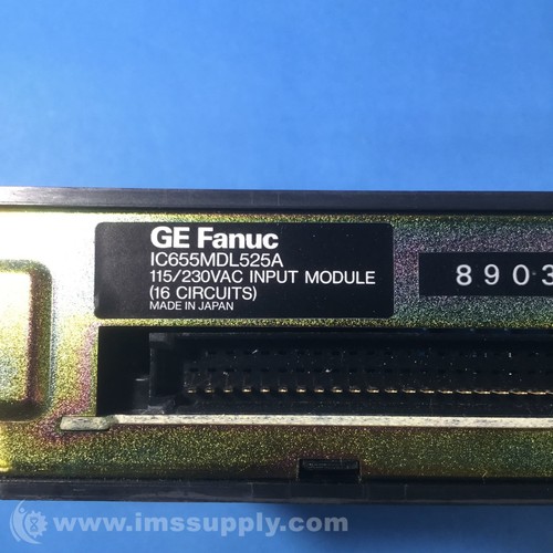 GE Fanuc IC655MDL525A 16 Point Input Module, 115/230VAC FNOB - Picture 5 of 6