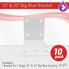 10 x Big Blue 20"x4.5"  10"x4.5 BB Water Filter Housing Metal Single Bracket