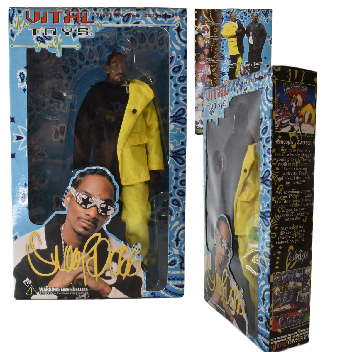 Snoop Doggy Dogg Figur 12” Vital Toys Figure schwarz gelber
