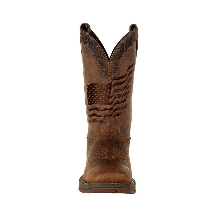 Rebel by Durango boots brown distressed flag embroidered western boots men’s 7.5 Rebel Distressed Flag Embroidery Durango Western Boot  main image 4