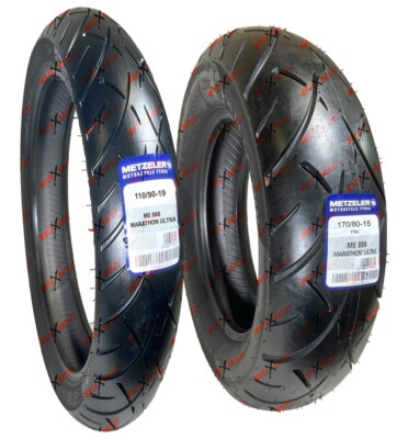 Metzeler ME888 110/90-19 170/80-15 Front Rear Tire Set Motorcycle Tires
