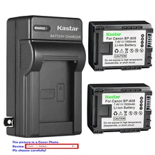 Kastar Battery Wall Charger for Canon BP-808 CG-800 & Canon FS22 FS31 Camcorder