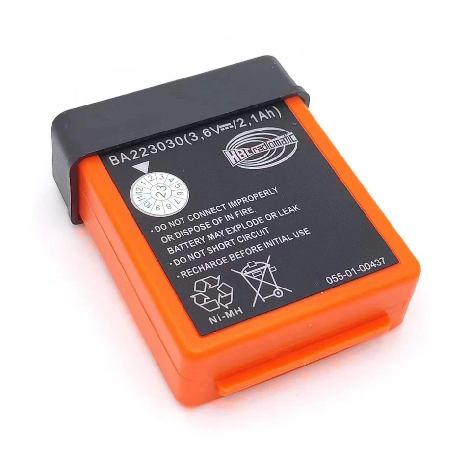 Batería NIMH BA2230 3.6V 2100mAh para grúa HBC control remoto inalámbrico Foto 4 de 4