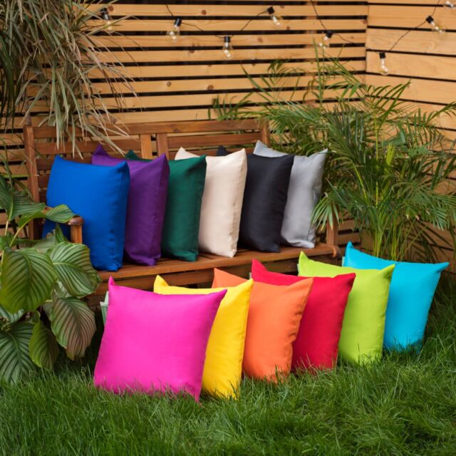 Gardenista Outdoor Hollowfibre Filled Decorative Scatter Cushions Garden Pillows