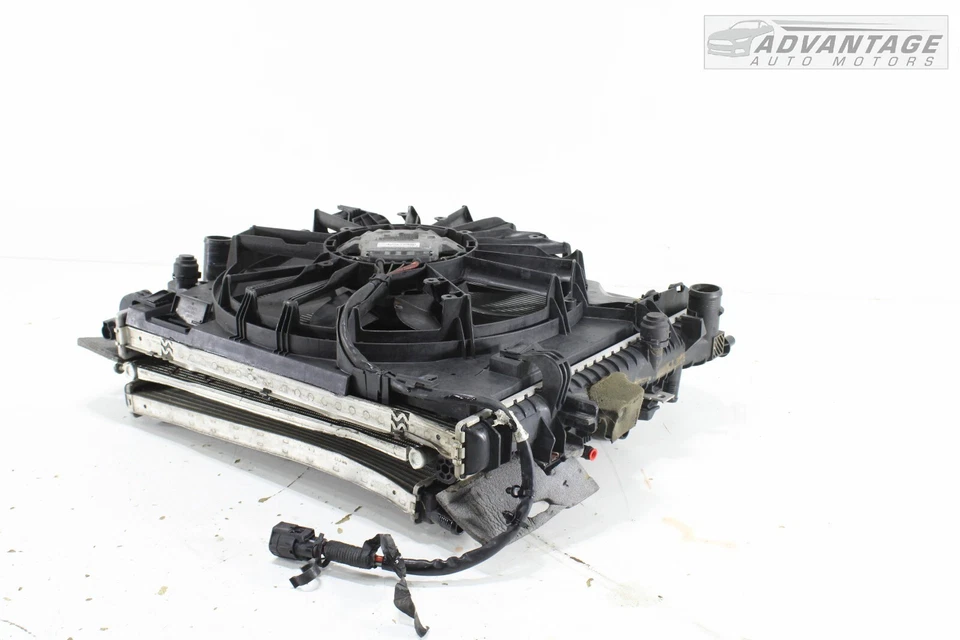 2013-2015 JAGUAR XJ XJL 3.0L RADIADOR DE MOTOR E CONDENSADOR AC e ventilador de refrigeração OEM - Imagem 4 de 4
