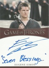 2020 Rittenhouse Game of Thrones Season 8 Trading Cards 32