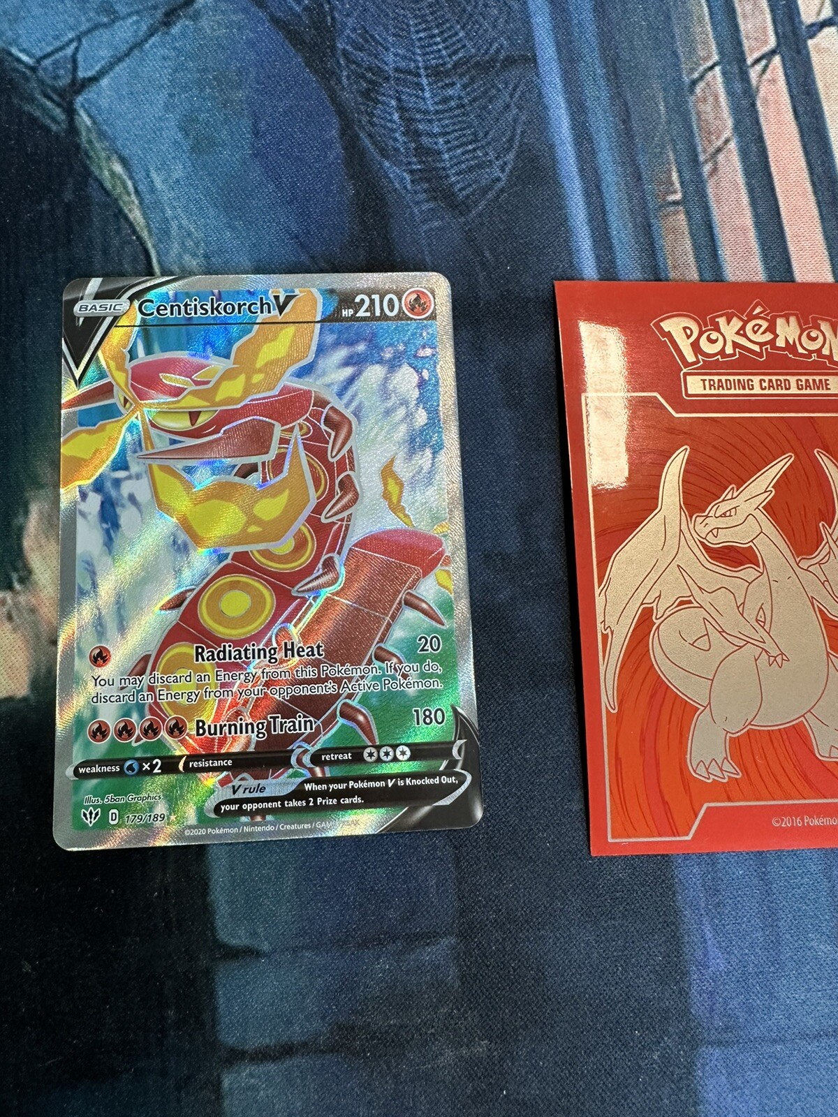 Centiskorch V 179/189 Full Art Ultra Rare Pokémon Darkness Ablaze 316💎NM💎