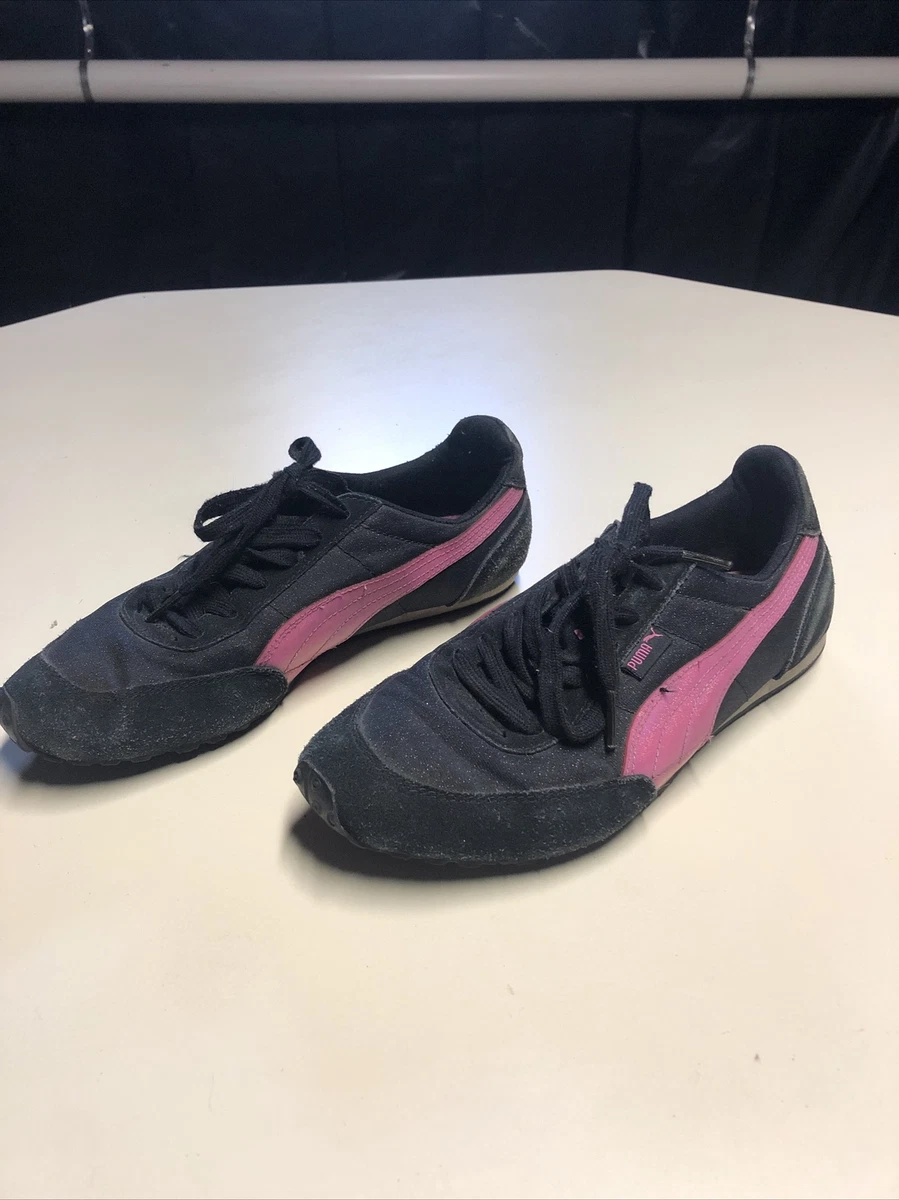 werkgelegenheid Bijdrager Treble Puma Maya Sparkle Womens Sneaker Trainers Size 8 Pink Black 352582 01 | eBay