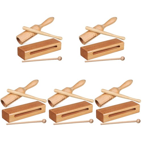Set of 5 Guiro Orff Instrument Percussion Instruments for Dexterity eBay