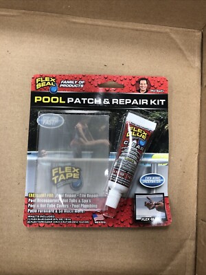 Flex Seal Clear Pool Patch Repair Kit Works Underwater MADE in