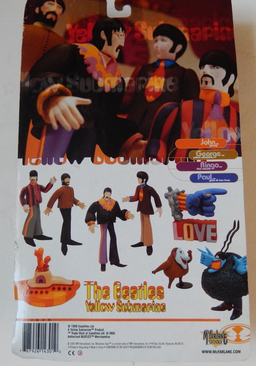 The Beatles Vintage 1999 McFarlane Toys Yellow Submarine