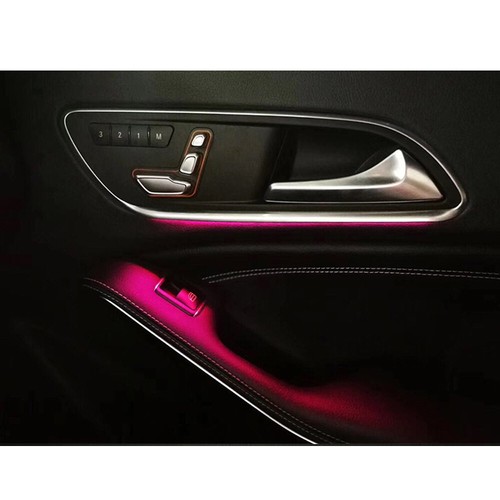 For Mercedes-Benz CLA W117 12 Colors Air Vent Ambient Light Atmosphere Lamp Trim - Afbeelding 9 van 15