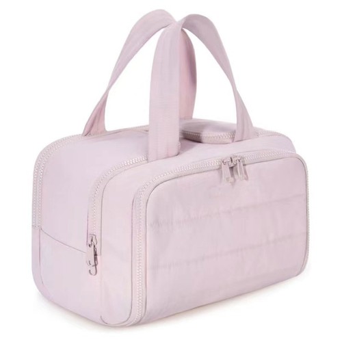 Travel Toiletry Bag Lightweight Large Wide-open Bag Puffy Cosmetic Makeup Bag - Picture 2 of 21