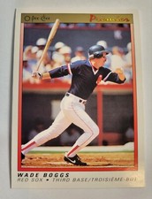 1991 Wade Boggs  #11 O-Pee-Chee Premier Card Red Sox 3rd Base Baseball Vintage