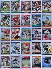 1990 Pro Set Football Cards Complete Your Set U You Pick From List 601-800