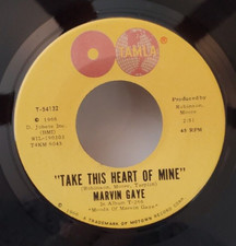 Lot of 2 Marvin Gaye TAKE THIS HEART OF MINE/HEAR IT... (SOUL 45) #54132 / 54176