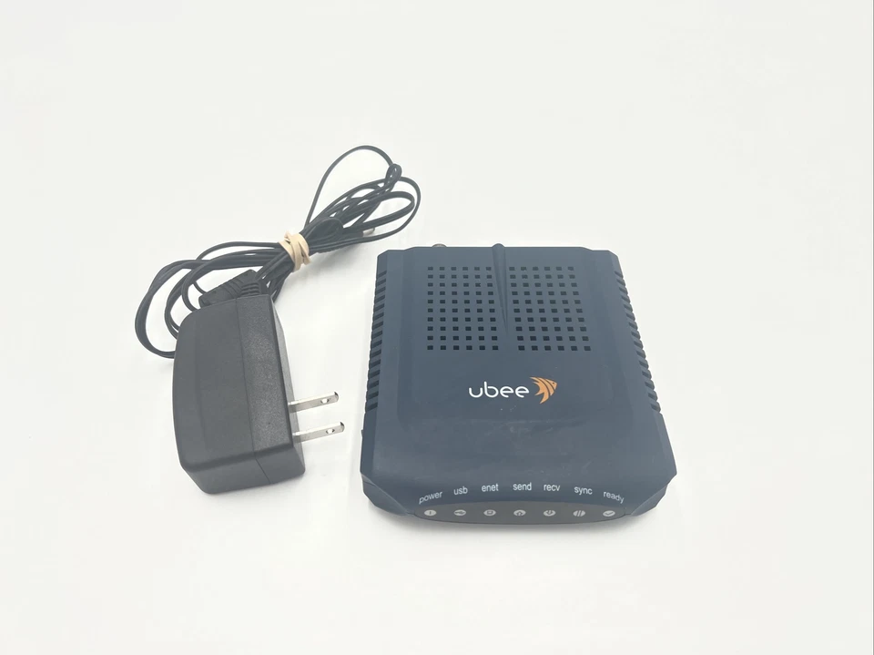 Ubee Ambit U10C018 DOCSIS 2.0 Cable Modem U10C018.80 w/ Adapter - Image 2 of 3