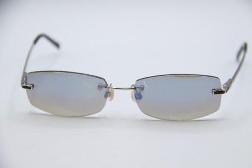CHANEL CH 2073 C. 124 SILVER BLACK AUTHENTIC DESIGNER FRAMES SUNGLASSES 53-16 - Picture 2 of 4