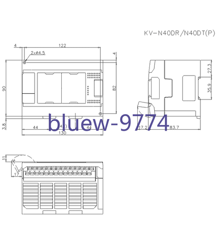 KEYENCE KV-N40DT PLC ModuleFedex shipping - Picture 9 of 17