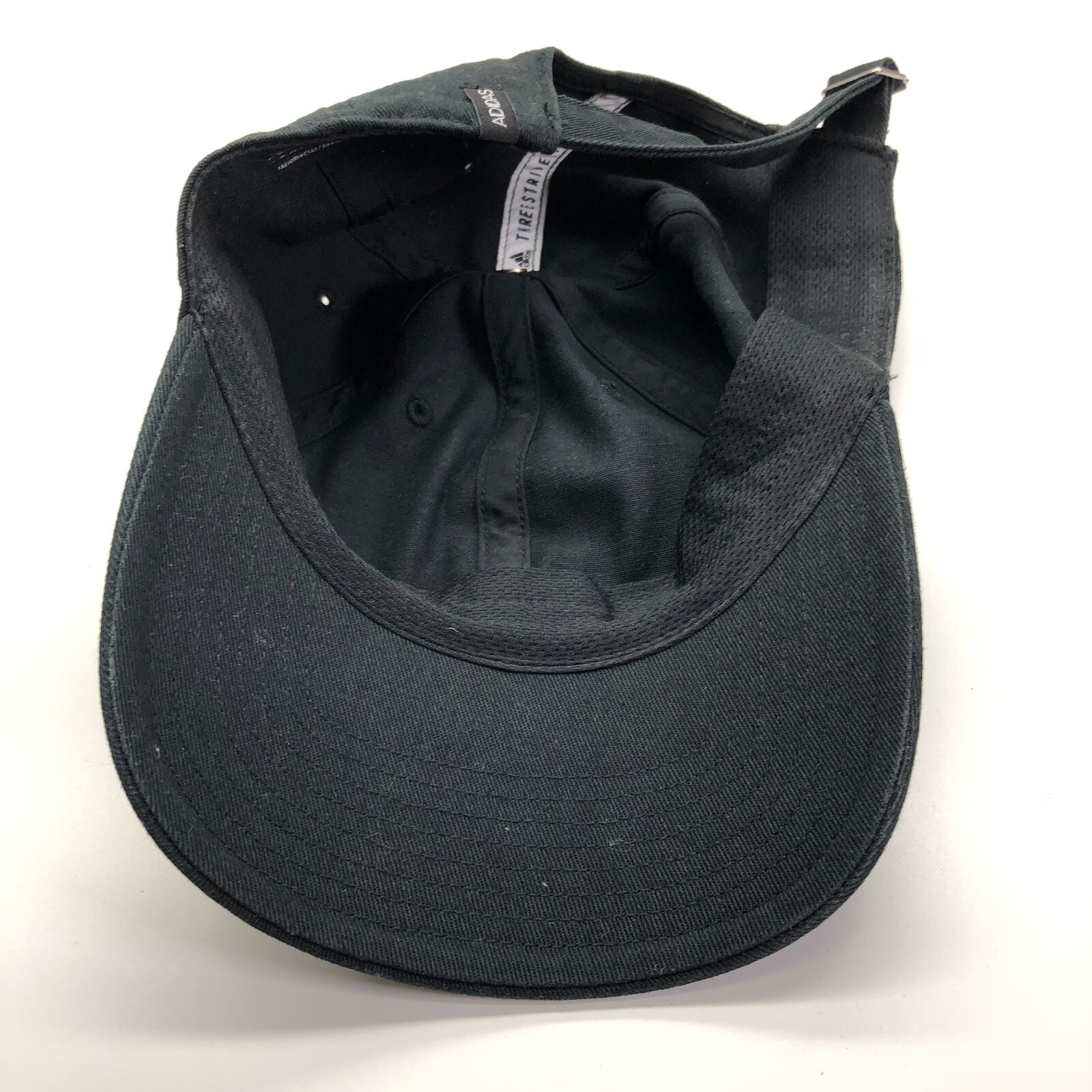 Adidas Aeroready Baseball Cap Low Profile Black Unisex OSFM Strapback White Logo