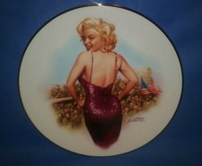 Marilyn Monroe "For Our Boys In Korea, 1954&rdquo; Delphi Plate 1992 w COA