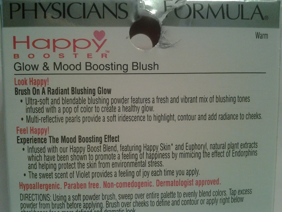 Physicians Formula Happy Booster Glow & Mood Boosting Blush ~ Warm 7555 - Image 3 of 4