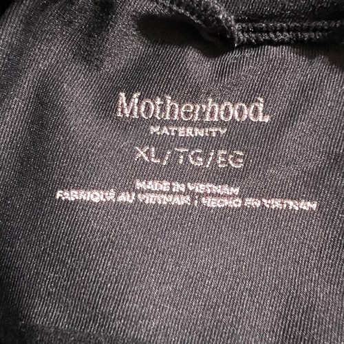 Motherhood Maternity Womens Athletic Capri Leggings Stretchy Casual Black XL - Picture 6 of 8