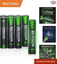 Pre-Charged AAA Rechargeable Batteries 8 Pack - 1100mAh, Ready for Immediate Use 1.49 per battery