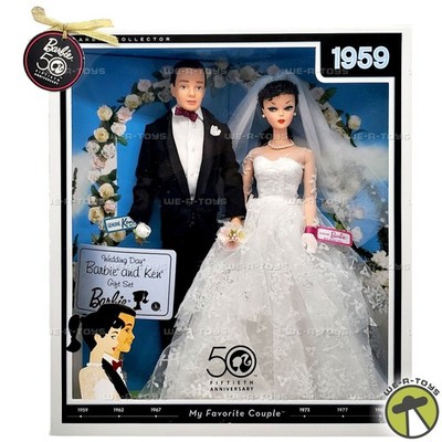 Wedding Day Barbie and Ken Doll Giftset 50th Anniversary 2009