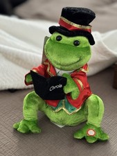 Vintage NOS 2006 Gemmy Frogz Dancing Animated Carol Frog Sings Deck The Halls