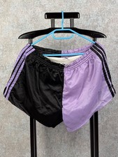 Vintage 80s Adidas West Germany Sprinter Shorts Split Two-Tone Men's Size L