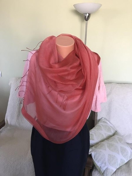Women Giorgio Armani Scarf Pink One size