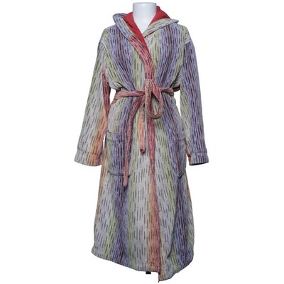 Missoni, Bademantel, Größe: M, Beige/Mehrfarbig, Baumwolle, Streifen #Feh