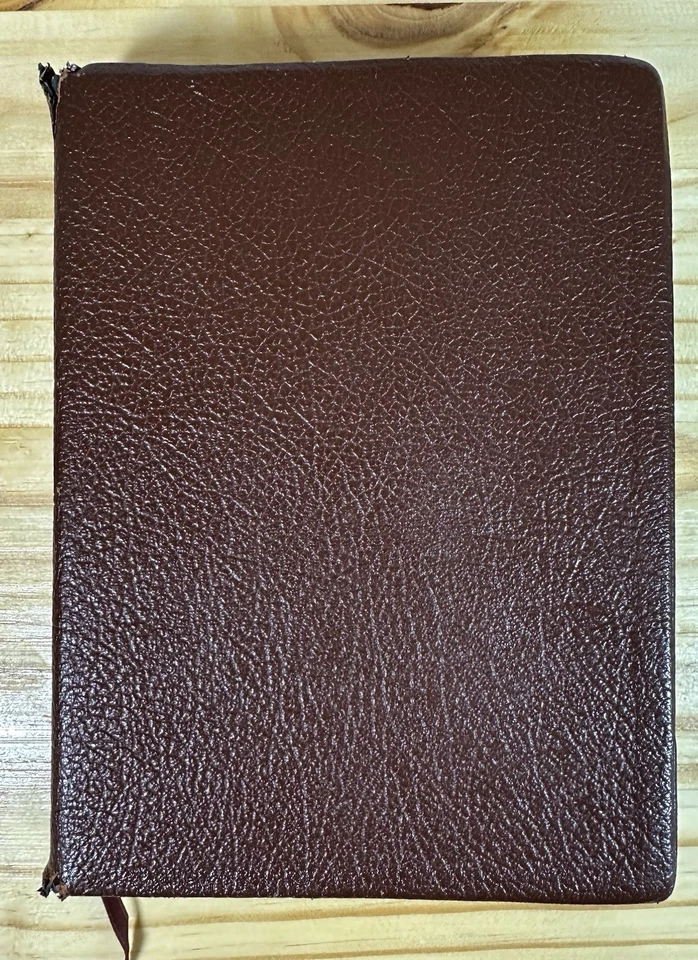 The New Chain Reference Bible (Thompson) KJV 1964 Brown Leather BB Kirkbridge Foto 2 de 4