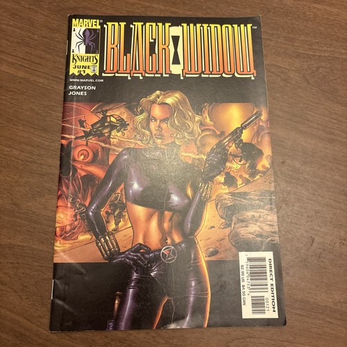BLACK WIDOW #1 (Yelena Belova 1st app, Variant Cover) Marvel Knights 1999 - 第 1/2 張圖片
