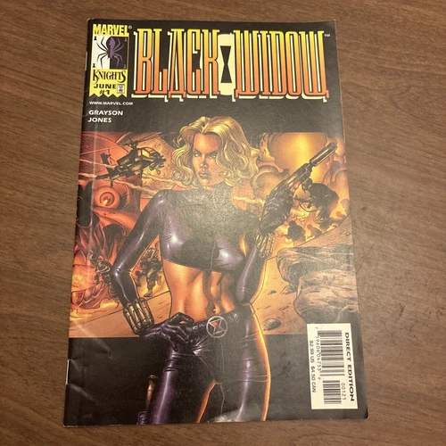BLACK WIDOW #1 (Yelena Belova 1st app, Variant Cover) Marvel Knights 1999